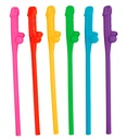 Set de "6 PAILLE ZIZI COLOREES"