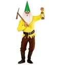 "NAIN JAUNE" (manteau, pantalon, ceinture avec bourse, couvre-bottes,chapeau, sourcils etbarbe)