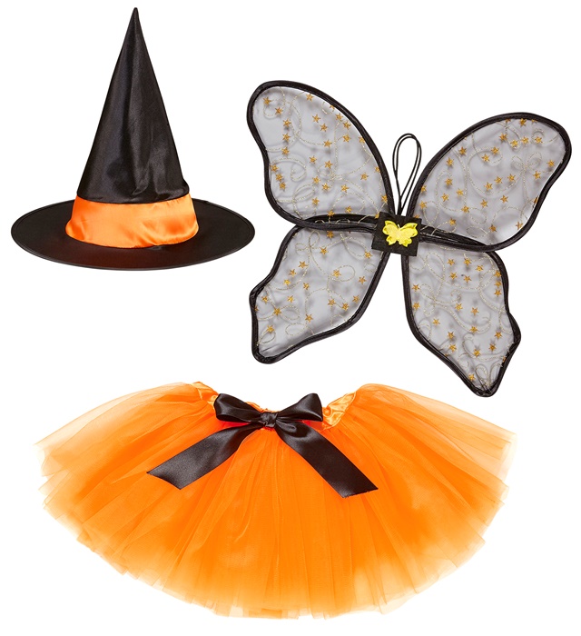 "FEE SORCIERE" (tutu, ailes, chapeau)