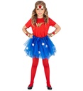 "WONDER GIRL" (maillot, tutu, bandeau, bracelets)