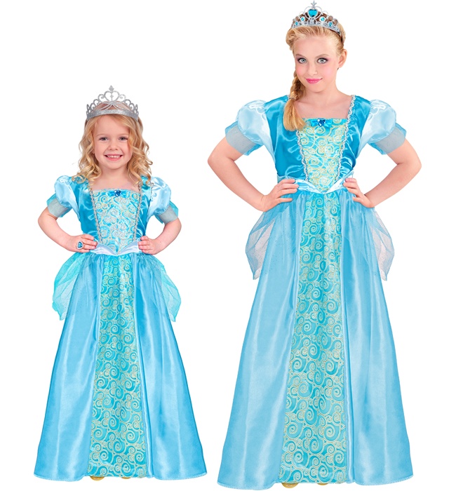 [96550] "PRINCESSE DES NEIGES" (robe, tiare) (104 cm / 2-3 Years)