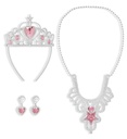 "SETDE BIJOUX PRINCESSE" (tiare, collier, boucles d'oreilles)