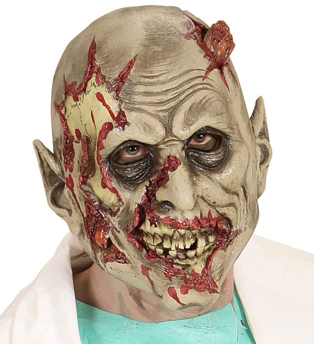 "MASQUE TETE COMPLETE ZOMBIE DE LABORATOIRE"