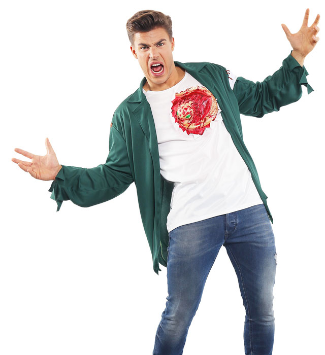 [96588] "T-SHIRT AVEC ALIEN CHESTBURSTER"