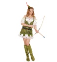 "ROBIN DE SHERWOOD" (robe, ceinture avec bourse, couvre-bottes, chapeau)
