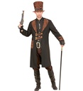 "HOMME STEAMPUNK" (queue de pie avec chemise, chapeau)