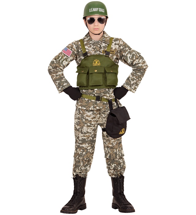 MARIN COMMANDO (manteau, veste, pantalon, ceinture, bourse, casque)
