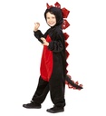 DINOSAURE NOIR EN PELUCHE (combinaison avec capuche)