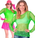 "CHEMISE À FILET VERT FLUORESCENT"