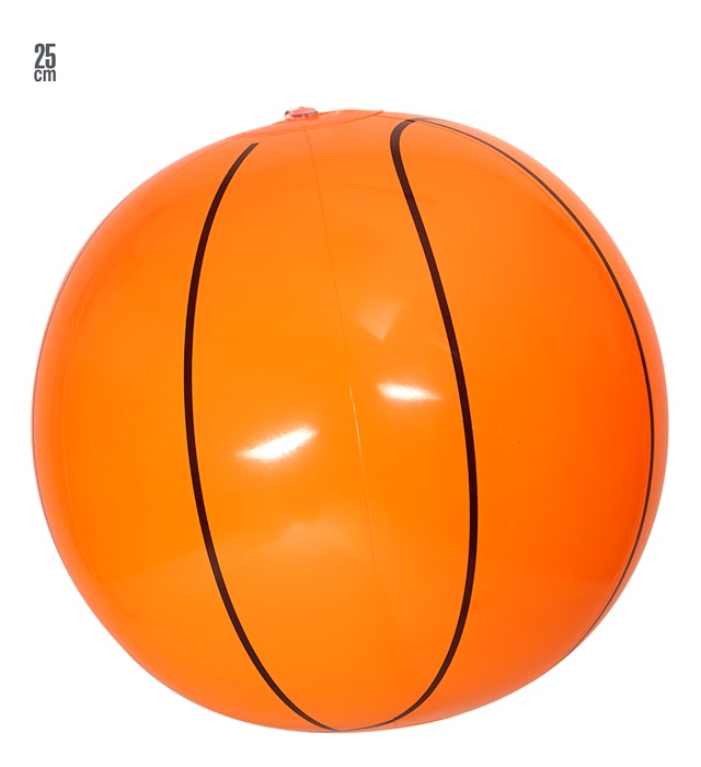 "BALLON DE BASKET GONFLABLE" 25 cm
