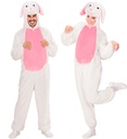 "LAPIN EN PELUCHE DOUX" (costume avec capuche et masque)