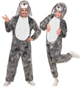 "LAPIN EN PELUCHE DOUX" (costume avec capuche et masque)