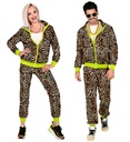 "COSTUME LEOPARD ANNEES 80" (veste, pantalon)