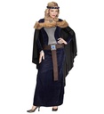 "PRINCESSE MEDIEVALE" (robe avec cape, ceinture, coiffe)