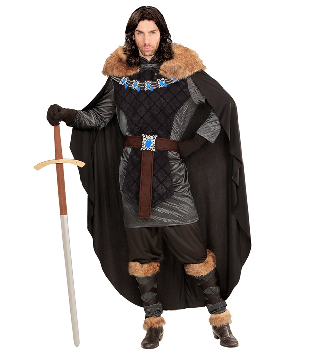 [01471] "PRINCE MEDIEVAL" (tunique, ceinture, cape, jambières) (S)