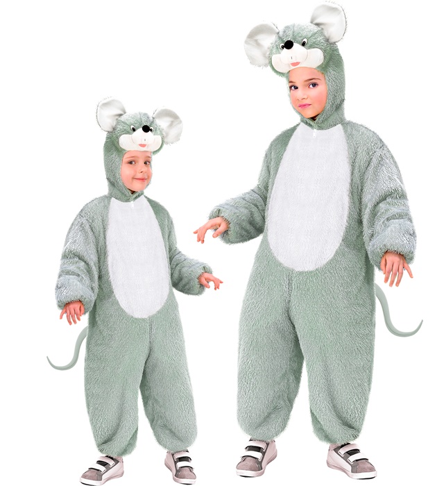 "SOURIS AMUSANT" (combinaison à capuche avec masque)