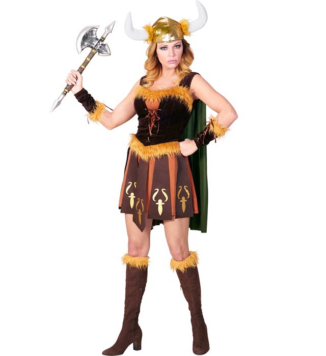 "VIKING" (robe avec cape, brassards, casque)