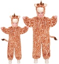 "GIRAFE EN PELUCHE DOUX" (combinaison à capuche et masque)
