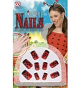 Set de "10 FAUX ONGLES COCCINELLE"
