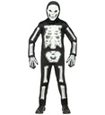 "SQUELETTE 3D" (combinaison, masque avec capuche, gants)
