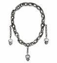 "COLLIER CHAINE AVEC CRANES"