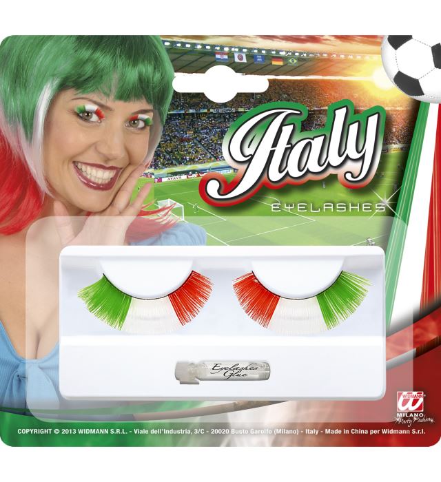 "FAUX CILS Italie" avec bouteille de colle en verre