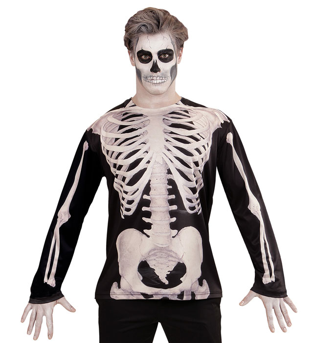 "HOMME SQUELETTE" (T-shirt manches longues)
