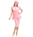 "BEBE FILLE" (robe avec biberon, bermuda, bonnet)