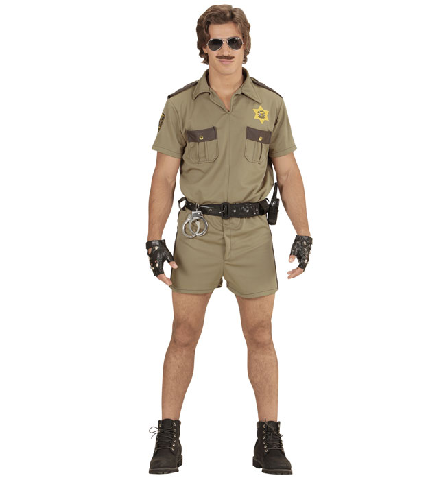 [01511] "OFFICIER DE POLICE CALIFORNIE" (chemise, short, ceinture) (S)