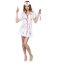 "INFIRMIERE ZOMBIE" (robe, coiffe)
