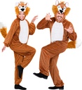 "RENARD AMUSANT" (combinaison à capuche avec masque)