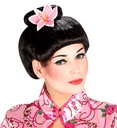 "PERRUQUE FUJIKO AVEC FLEUR" en boÎte