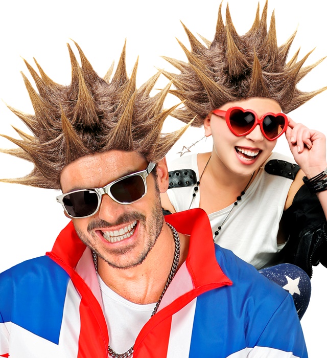 [K6236] "PERRUQUE PUNK" en boÎte