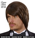 "PERRUQUE BRUNE ADAM DREAM HAIR" en boite de couleur