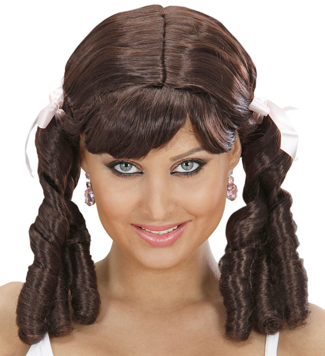[L0754] "PERRUQUE LOLITA" brune - en boite