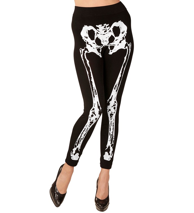 [01535] "LEGGING SQUELETTE" 75 DEN (S/M)