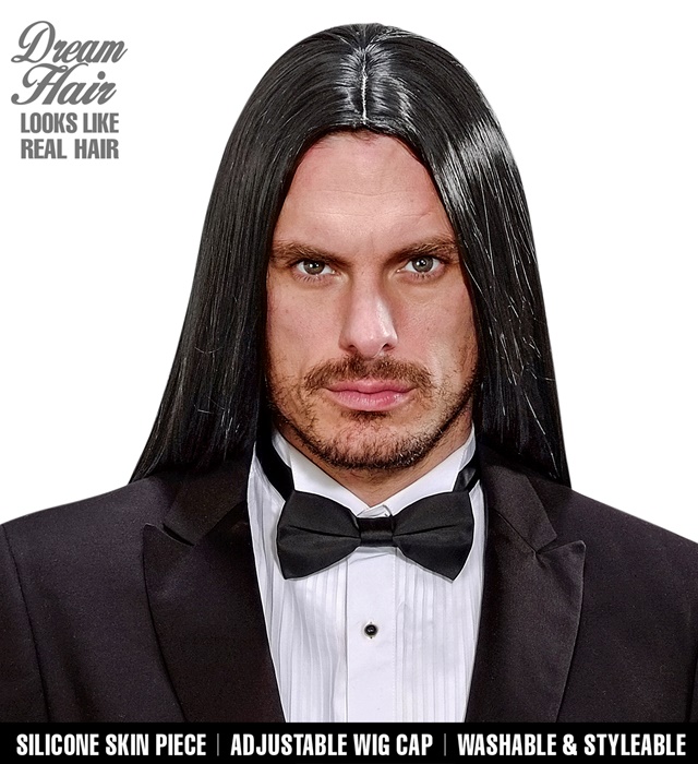 "PERRUQUE VICTOR NOIR DREAM HAIR" en boite de couleur