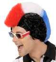 "PERRUQUE SUPPORTER BLEU - BLANC -ROUGE" en boite