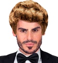 Set de "4 PERRUQUE RICK" blonde - en boîte