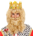 "PERRUQUE ROI AVEC BARBE ET MOUSTACHE" en boÎte