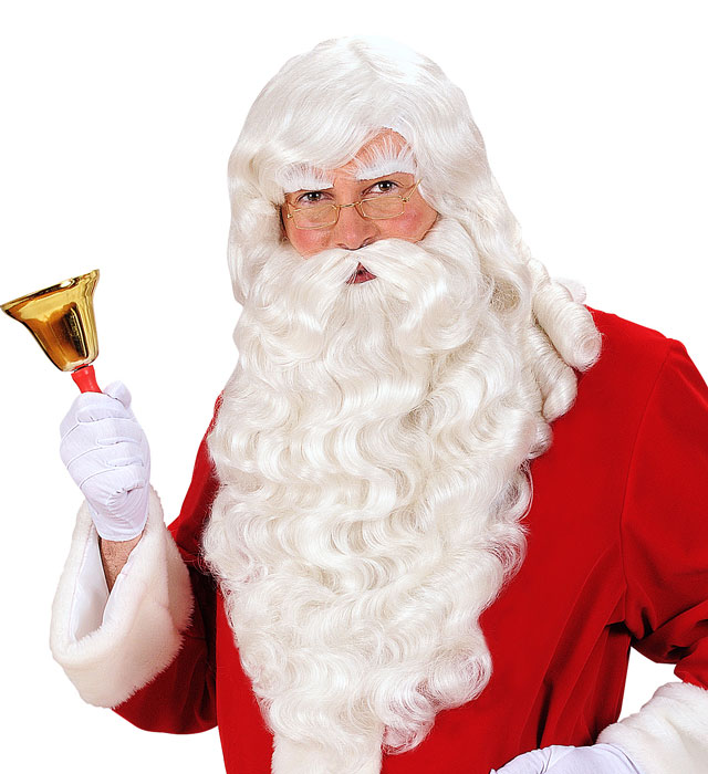 "PERRUQUE PERE-NOEL AVEC BARBE, MOUSTACHE ET SOURCILS" en boîte