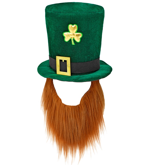 "CYLINDRE AVEC BARBE DE LEPRECHAUN" 25 cm