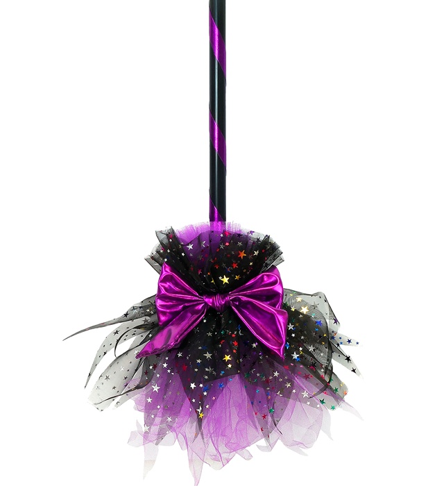 "BALAIS SORCIERE VIOLET" 85 cm