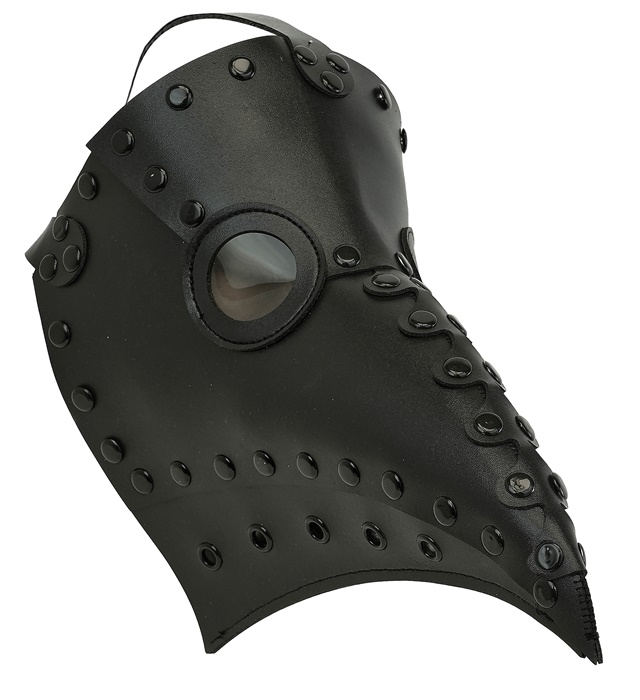 [11919] "MASQUE DOCTEUR DE LA PESTE" eco-cuir