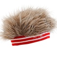 "BANDEAU AVEC CHEVEUX PELUCHE ANNEES 80"