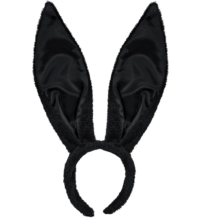 [12027] "OREILLES NOIRES DE LAPIN PLIABLES"