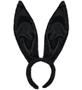 "OREILLES NOIRES DE LAPIN PLIABLES"