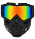 "MASQUE TACTIQUE MIROIR ARC-EN-CIEL"