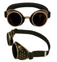 "LUNETTES STEAMPUNK  DORÉES ANTIQUE"