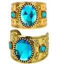 "BRACCIALE ORO CON PIETRA TOPAZIO"